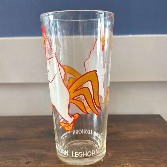 Vintage 1973 Pepsi Warner Brothers Foghorn Leghorn Looney Tunes Glass - Picture 2 of 9